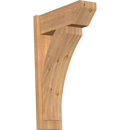 Ekena Millwork Thorton Slat Smooth Outlooker, Western Red Cedar, 7 1/2"W x 20"D x 32"H OUT08X20X32THR06SWR